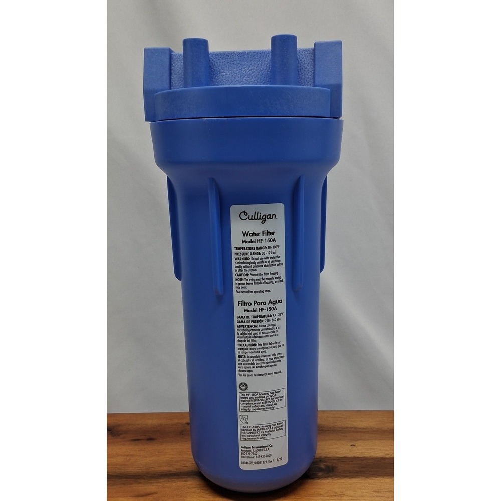 Culligan HF150A Whole Home Standard 3/4 Inch Water Filtration System NEW